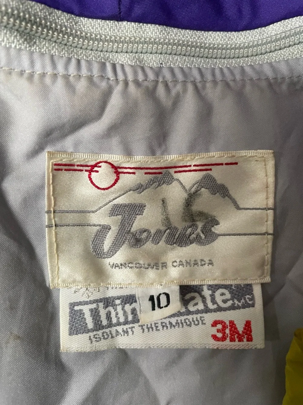 90s Vintage Jones Vancouver Canada Longline Parka Jacket Lime Green Retro Ski - Picture 11 of 11